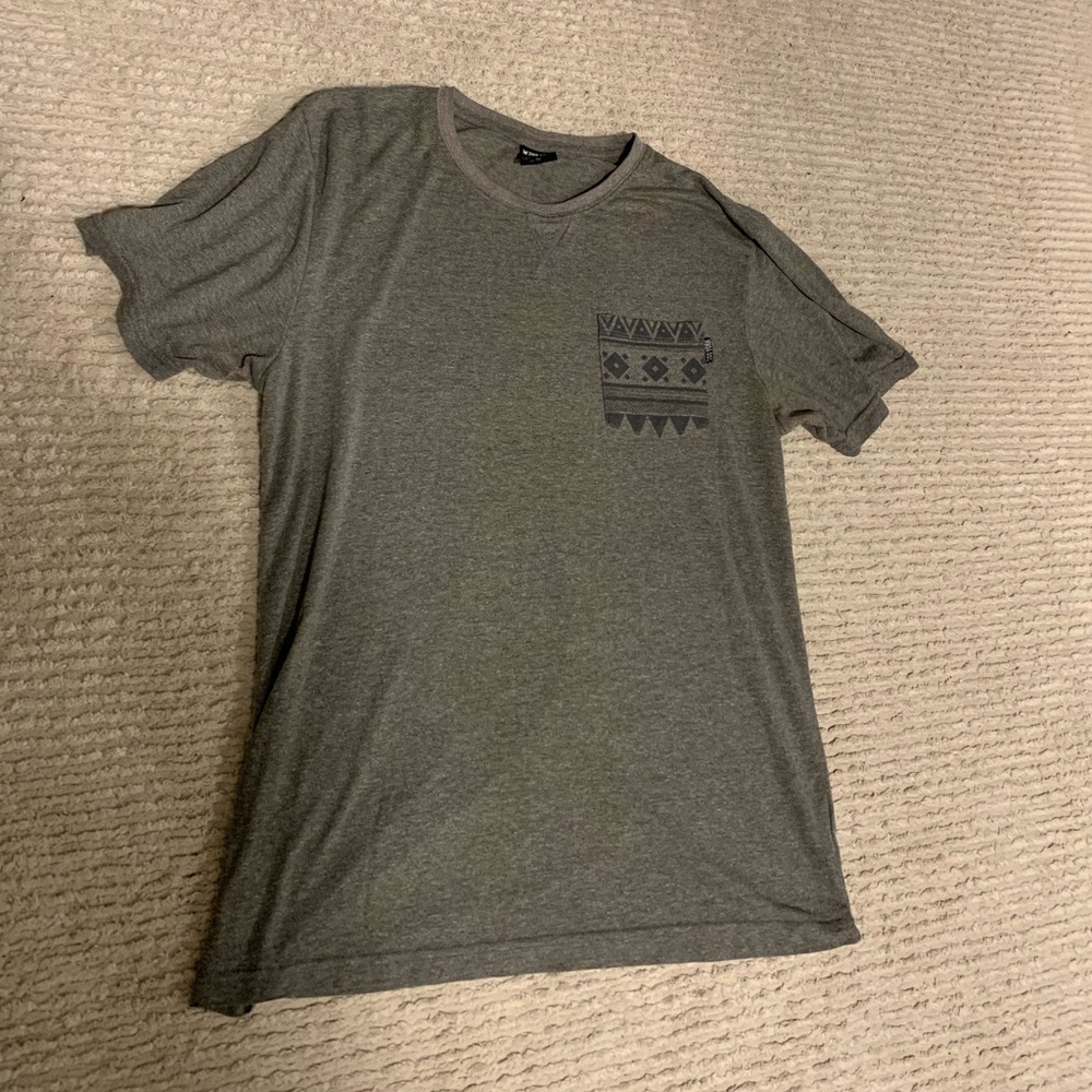 Gray Graphic Pocket T-Shirt Zoo York